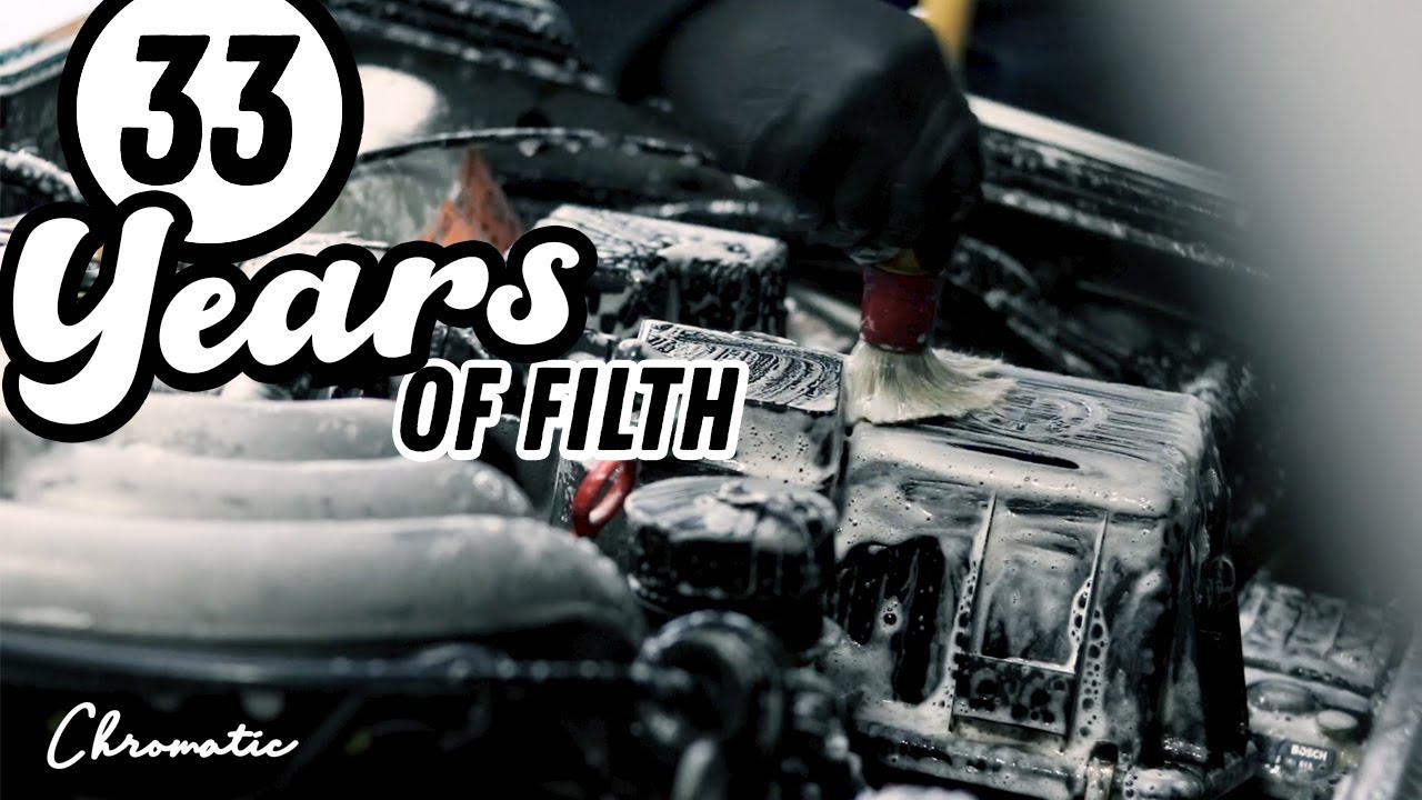 First Engine Bay Detail In 33 Years! Disaster BMW E30 Detail!