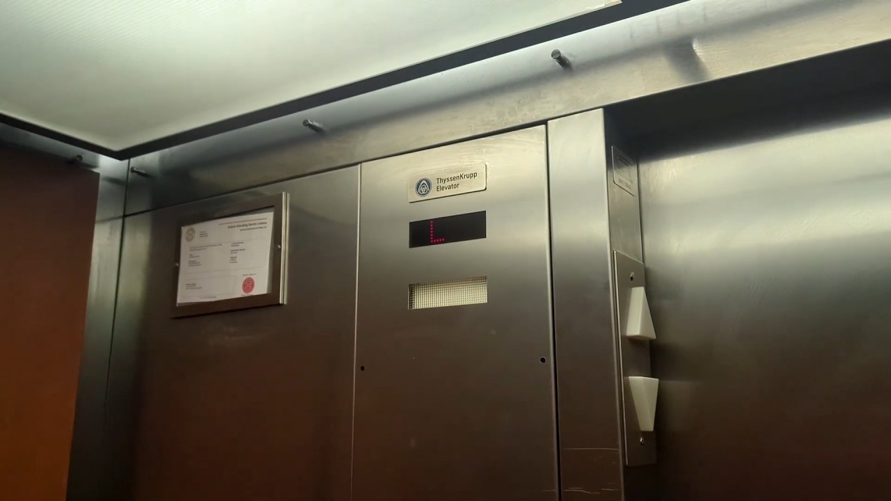 ThyssenKrupp hydraulic elevator at the Masonvill mall London Ontario