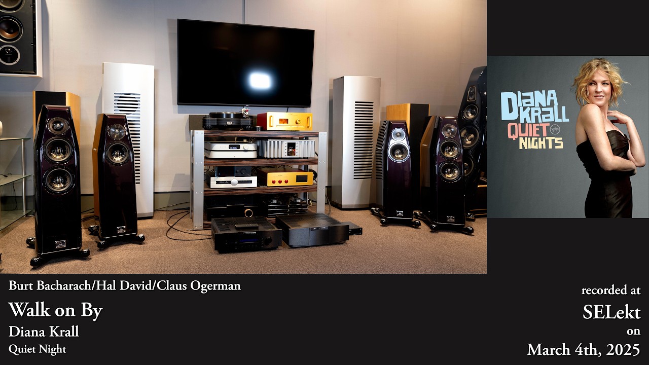 Diana Krall - Walk on By | Kharma Elegance dB7-S, darTZeel CTH-8550 MkII, MSB