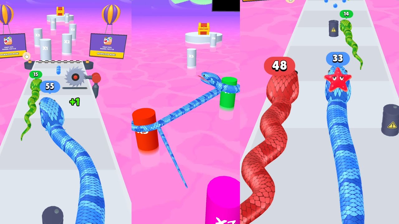 Snake Run race | snake hunting game | #games #game #snake #gameplay