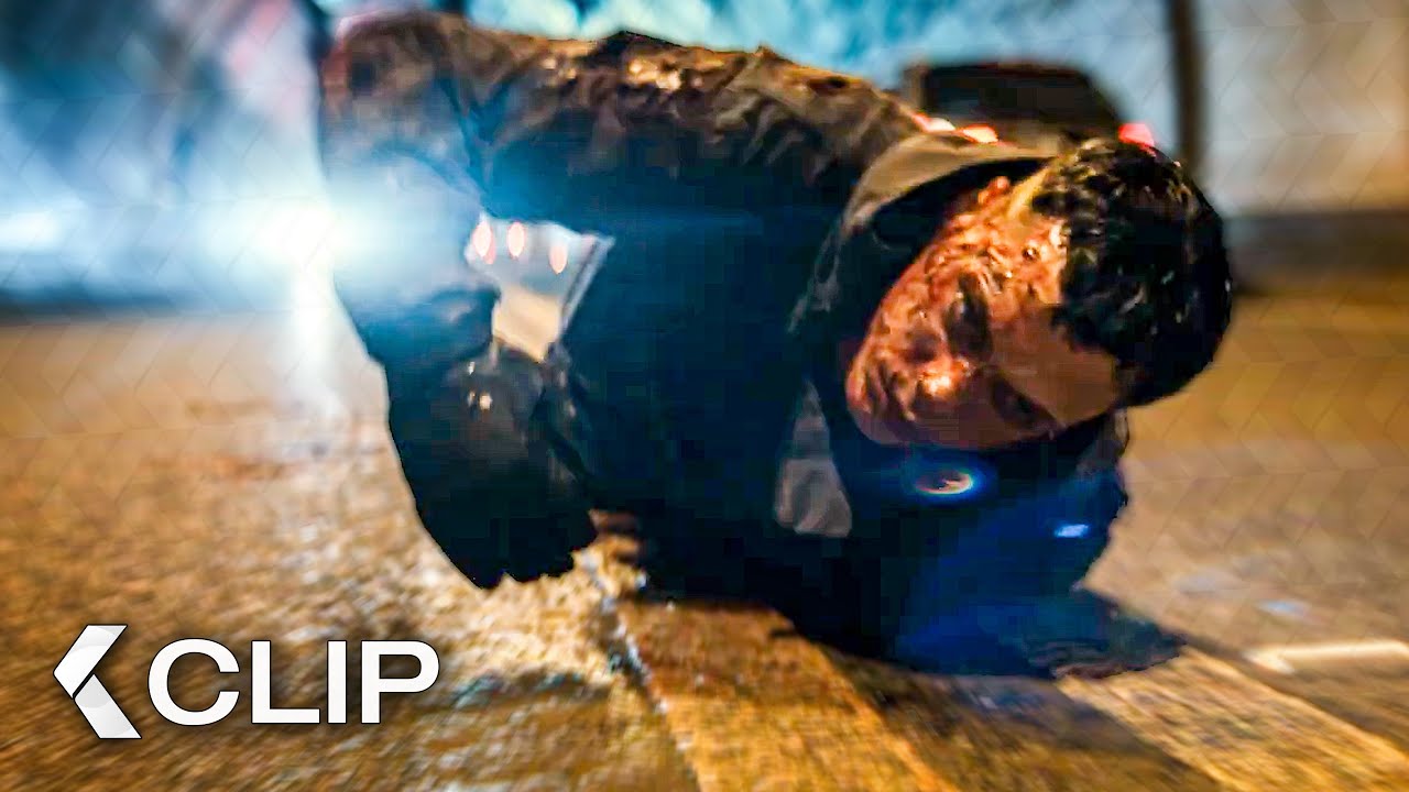 Tunnel Car Fight Scene - THE CROW (2024) Bill Skarsg&aring;rd