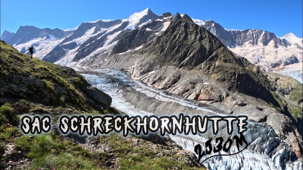 Hinterland Grindelwald-Dem Eismeer hautnah | SAC Schreckhornhütte 2530m | This is Hiking-Hüttentour