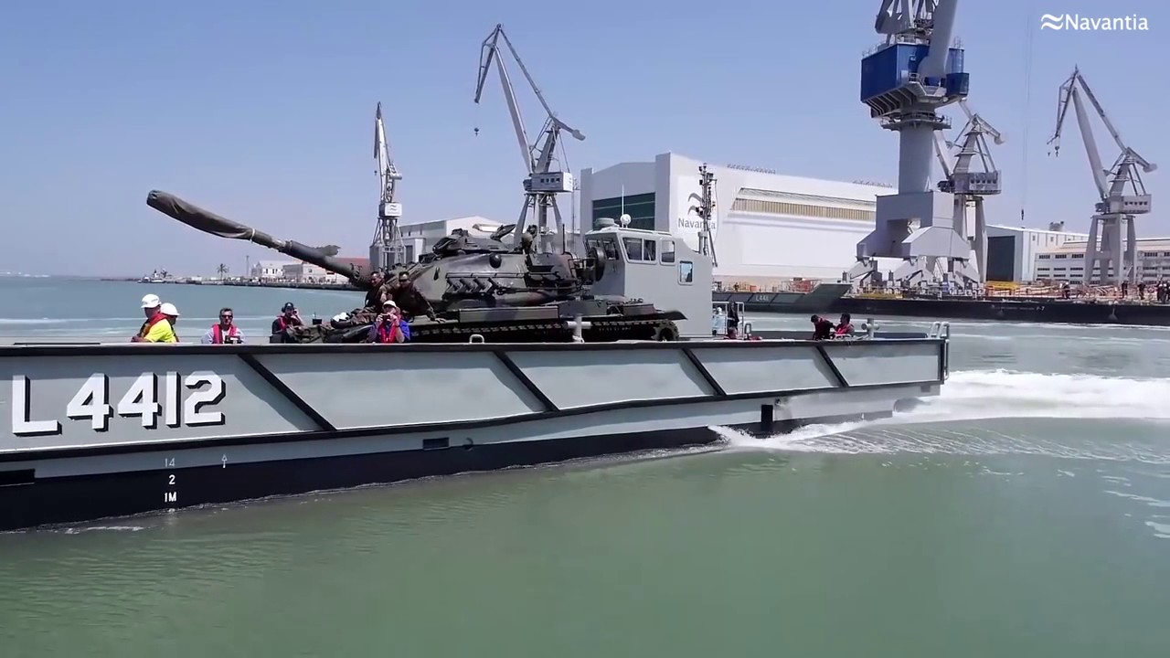 Navantia LHD Landing Craft trials for Royal Australian Navy