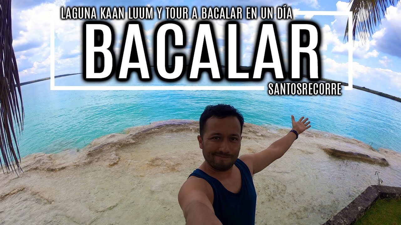 BACALAR - Laguna KAAN LUUM y TOUR a laguna de BACALAR en 1 DÍA HOSPEDAJE para grupo de 10 PERSONAS🏞🏨
