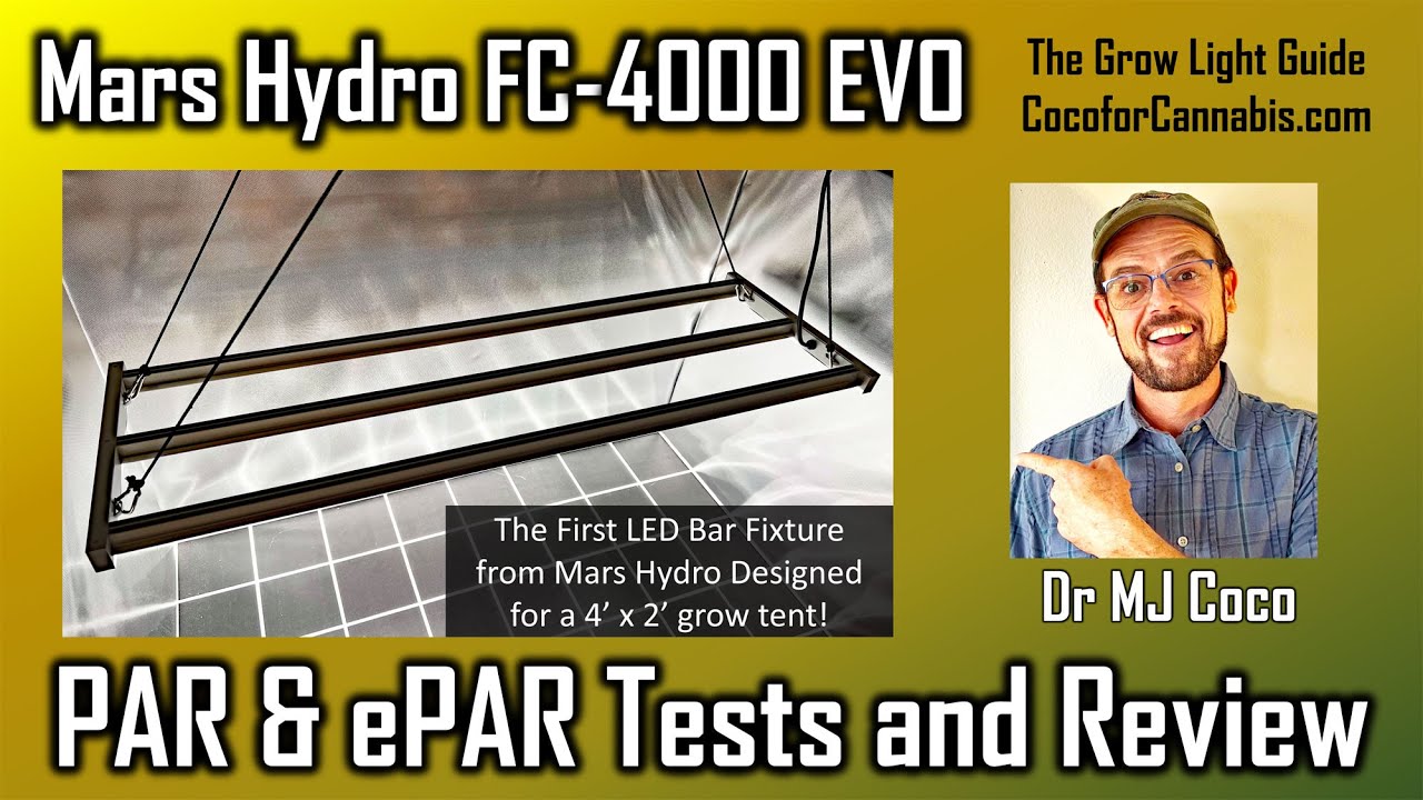 Mars Hydro FC4000 EVO PAR & ePAR Tests and Review