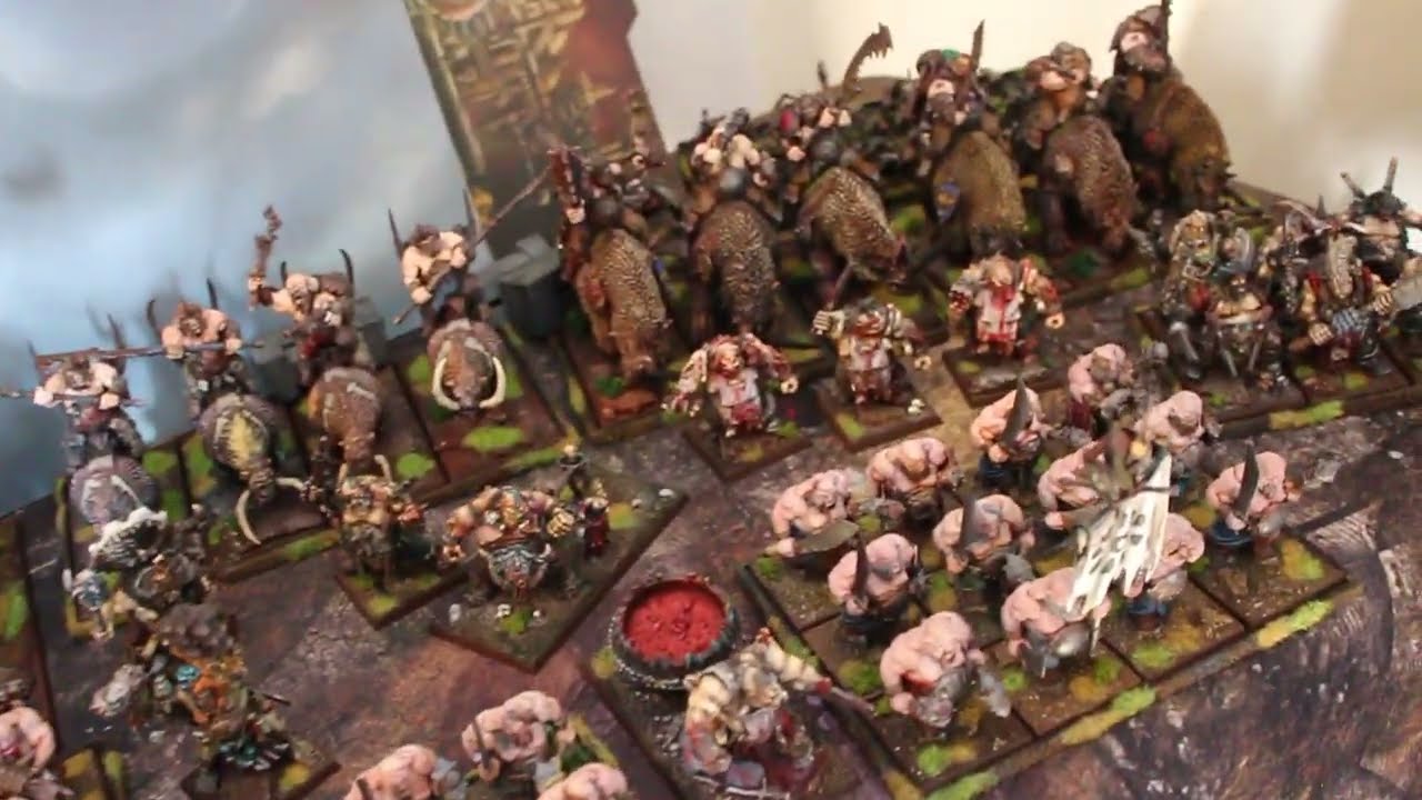 Ogre Kingdoms 10,000 point mega army for Warhammer Fantasy