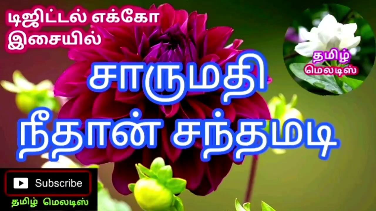 🌹🌿Saarumathi Neethan Santhamadi⚘🌿Tamil song in digital music. Use  🎧
