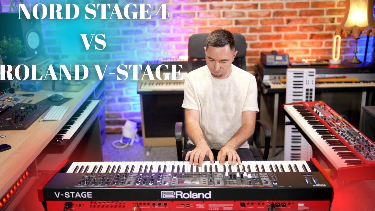 ROLAND V- STAGE  VS NORD STAGE 4 PIANO, E PIANO, Wurli,  FELT PIANO