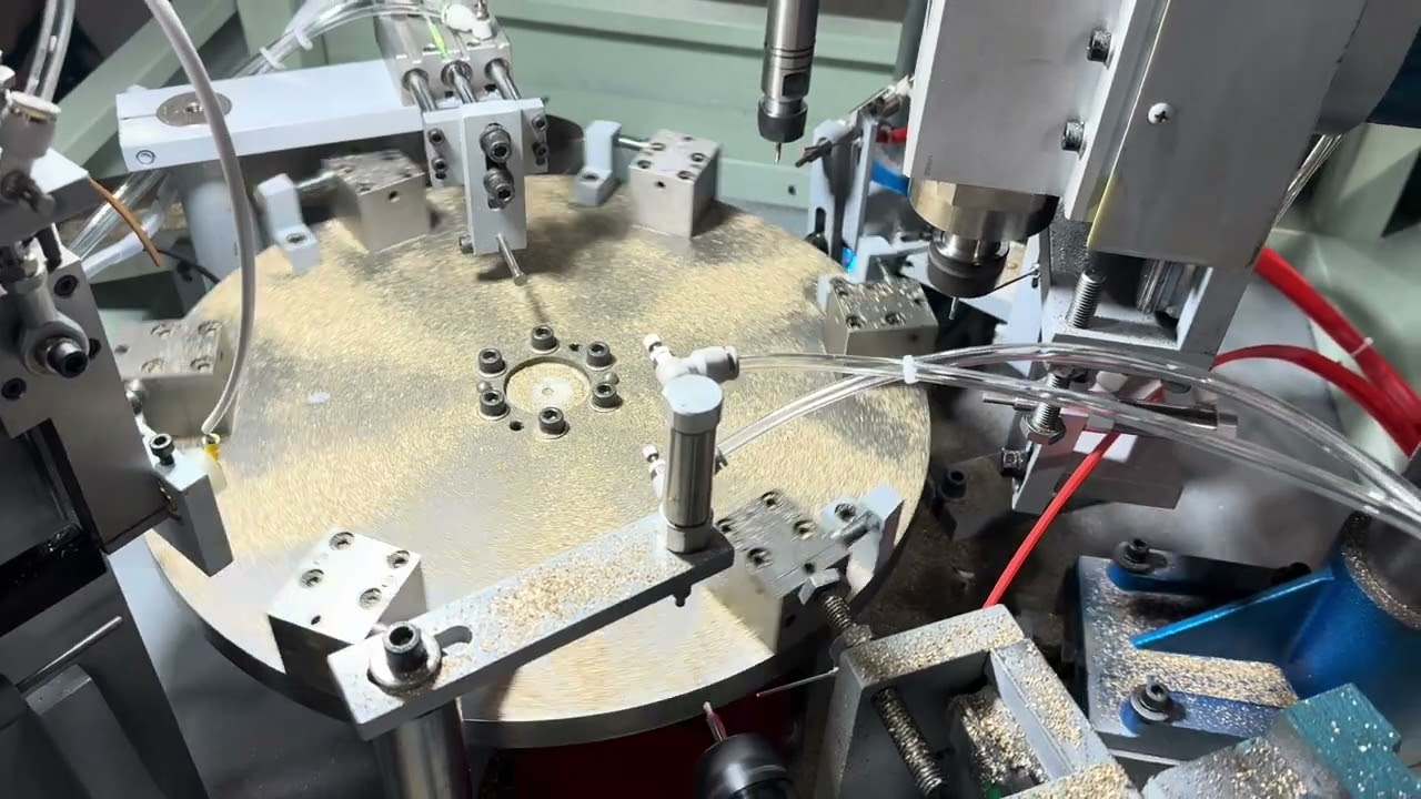 Drilling and tapping machine