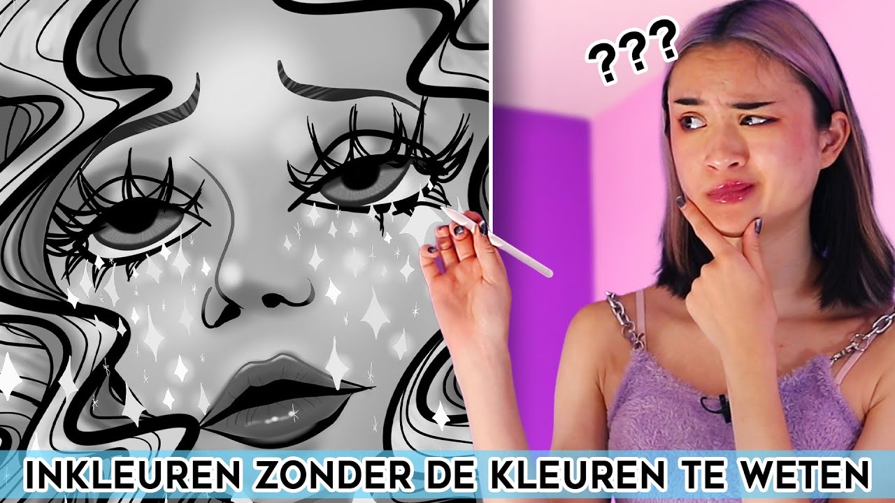 WAT ZIJN DE KLEUREN??? | GREYSCALE CHALLENGE in de lege studio