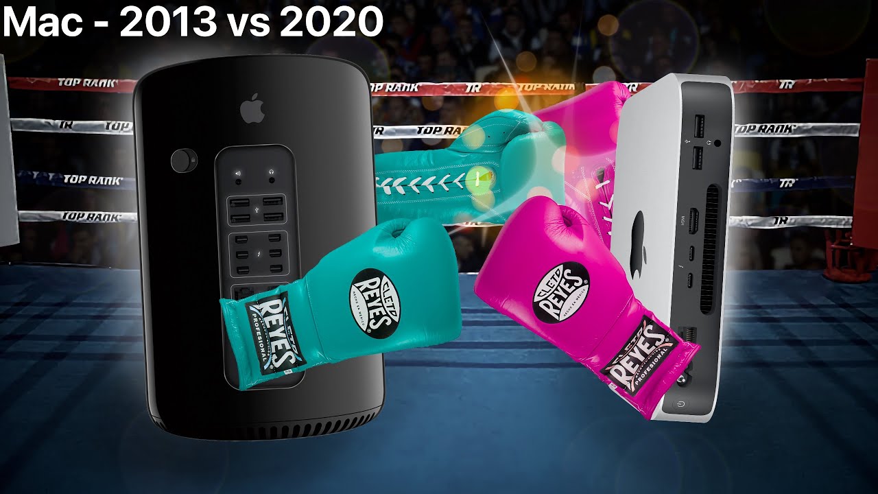 Mac Mini M1vs Mac Pro 2013 Benchmark Battle!