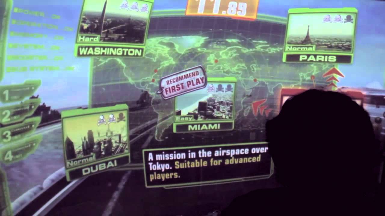 MACH STORM,  180 Dome screen arcade game  (JAEPO 2014)