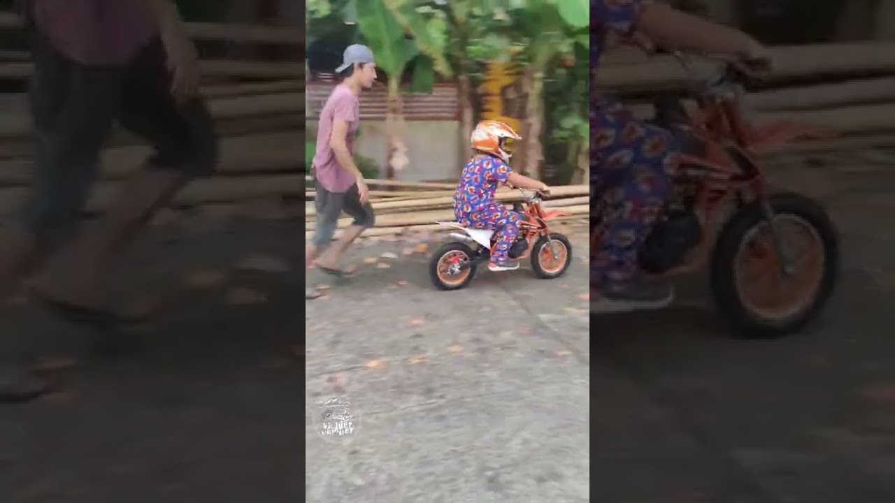 Otep's First Enduro Lesson - 50cc 2Stroke - Aklan Mini Trail Rider