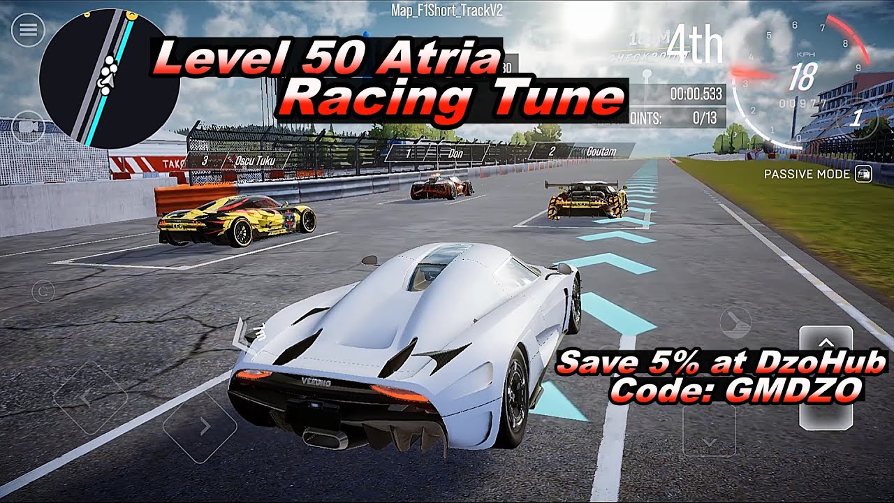 Drive Zone Online || Level 50 Atria - Circuit, Street Racing Gameplay 
