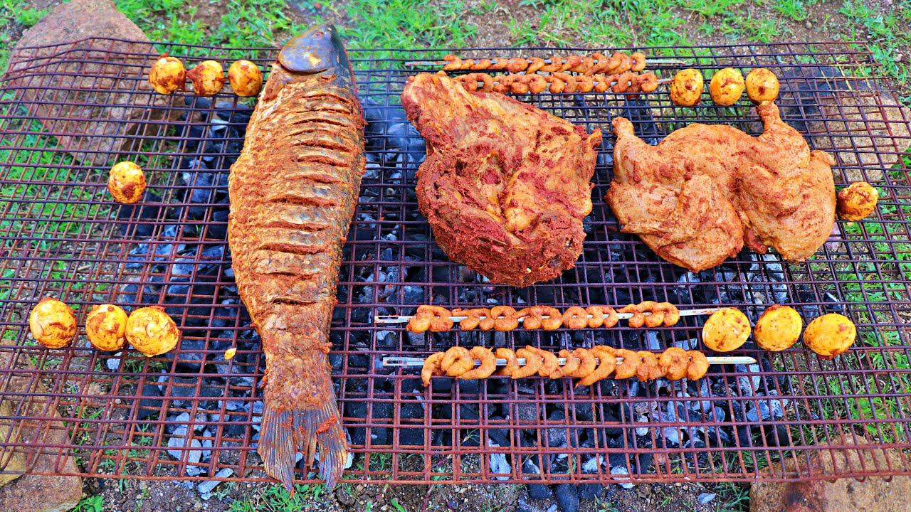 WOW!! SAB KUCH TANDOORI | FISH 🔥 MUTTON 🔥 CHICKEN 🔥 EGGS 🔥 PRAWNS
