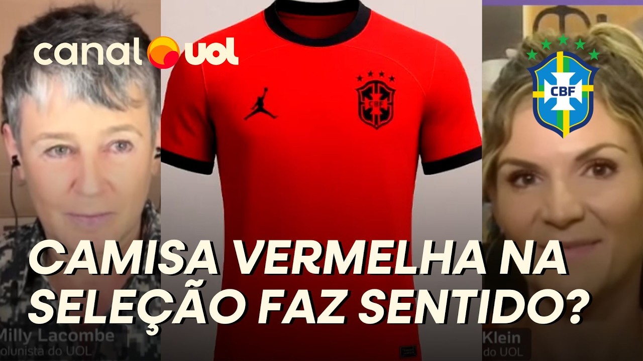 CAMISA VERMELHA PARA A SELEÇÃO BRASILEIRA? MILLY E ALICIA DEBATEM SOBRE UNIFORME DO BRASIL