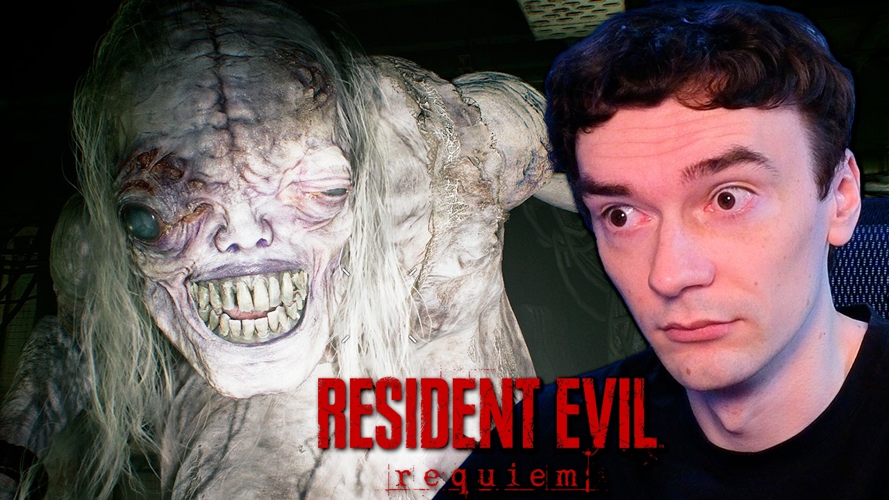 Рекви проходит новый Резик и пугается // Resident Evil: Requiem #1