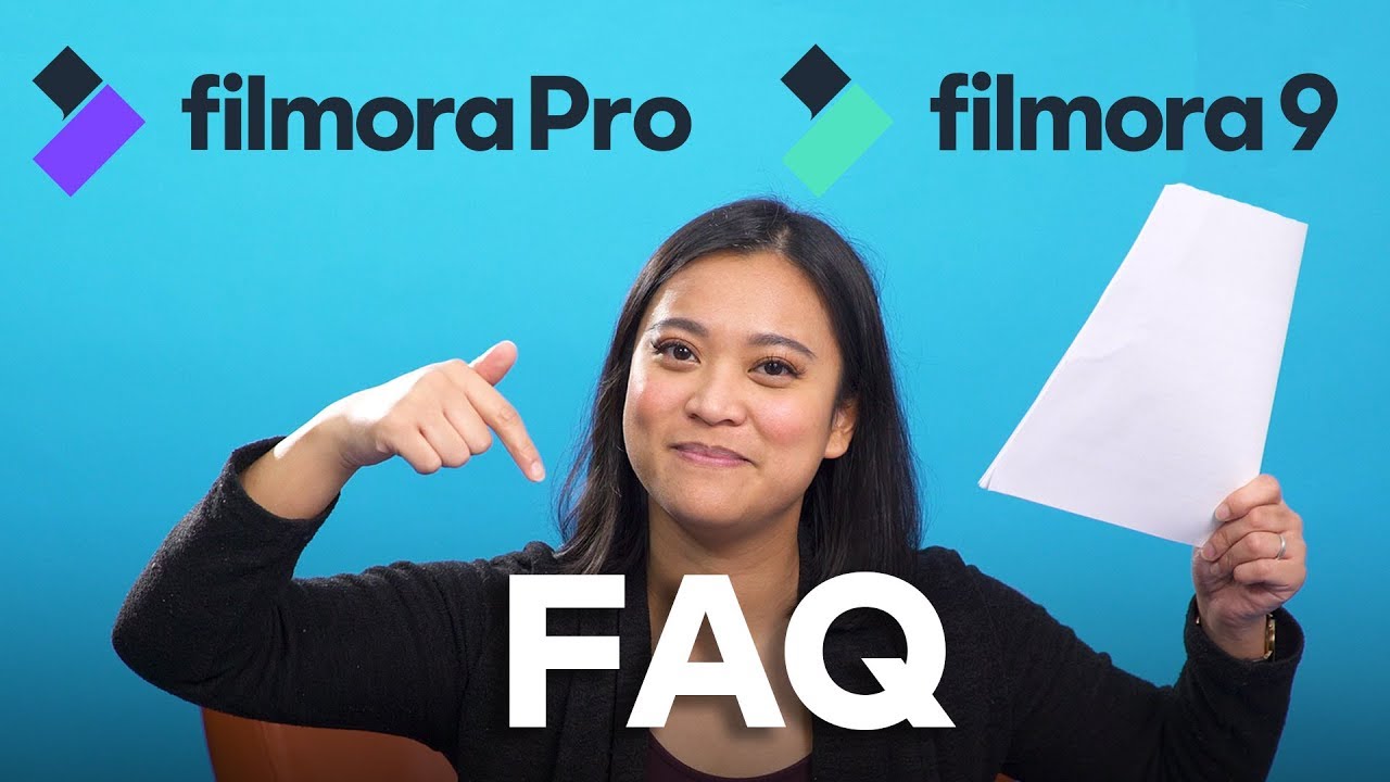 Your Filmora9 and FilmoraPro Questions Answered! | Filmora 2019 FAQ