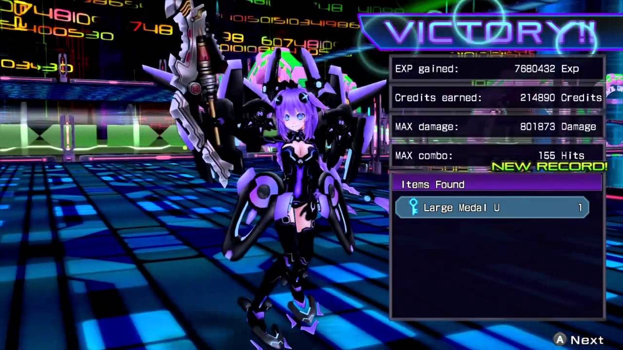 Hyperdimension Neptunia Re;Birth1 - EXP Farming