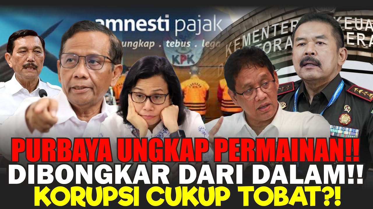 PURBAYA BUKA BOROK!! MAHFUD MD AKHIRNYA BICARA!! SRI MULYANI DISOROT!