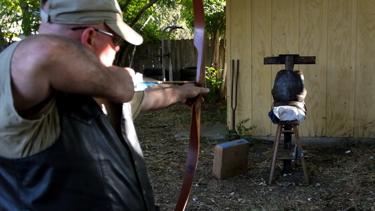 15th Century Breast Plate Vs. 70 Pound Draw Bow with Bodkin Point! Viewer Reply!