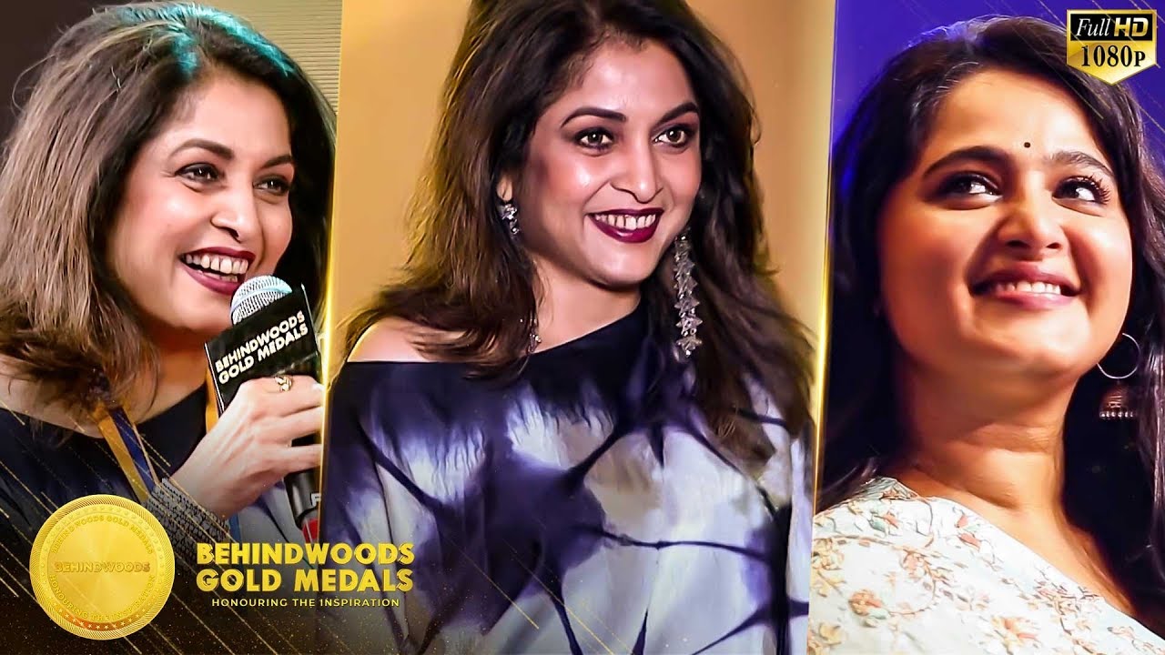 Ramya Krishnan's Super Fun Speech & Stylish Ramp Walk Ever on Stage!! | BGM 2018