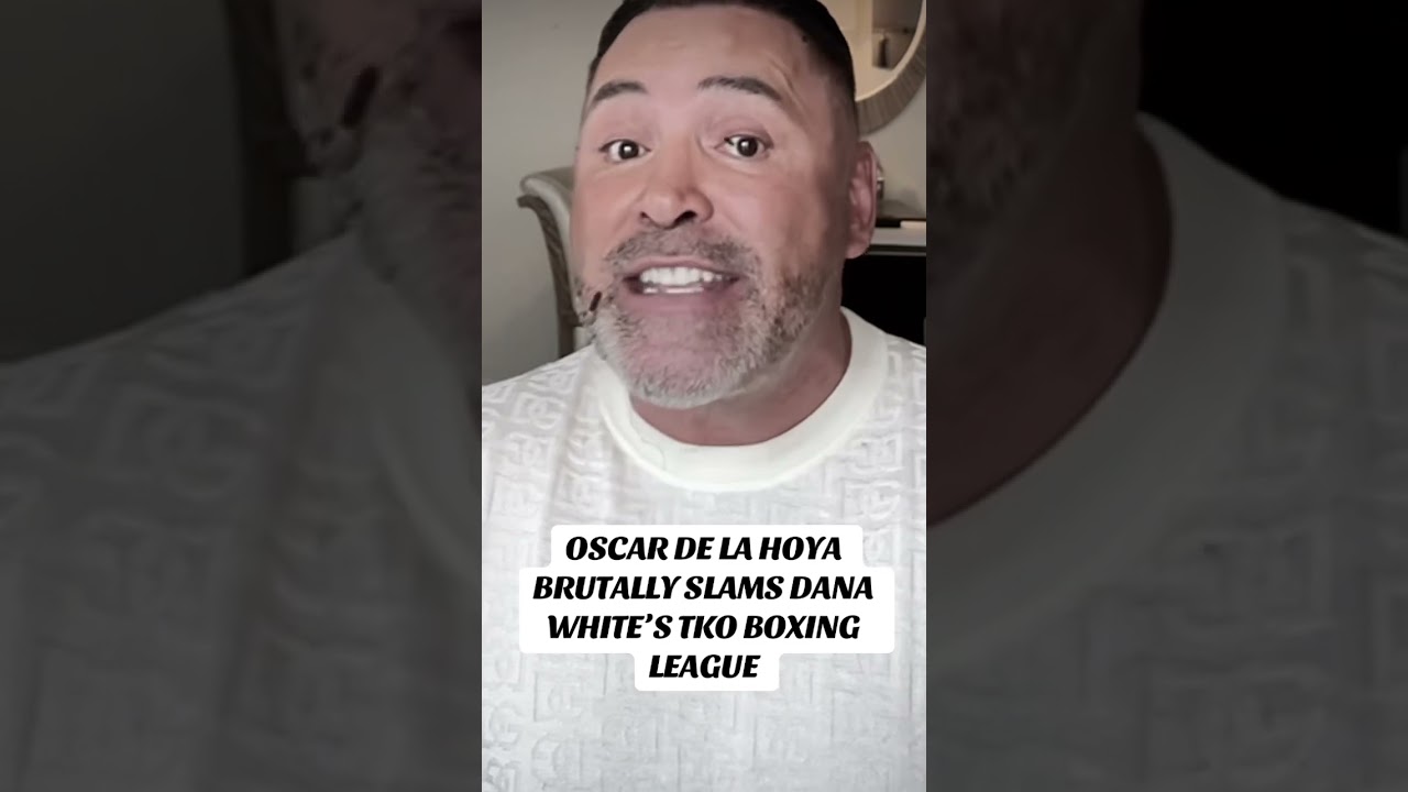 Oscar De La Hoya RIPS Dana White&rsquo;s TKO Boxing League. #fightnews #oscardelahoya #ufc #danawhite