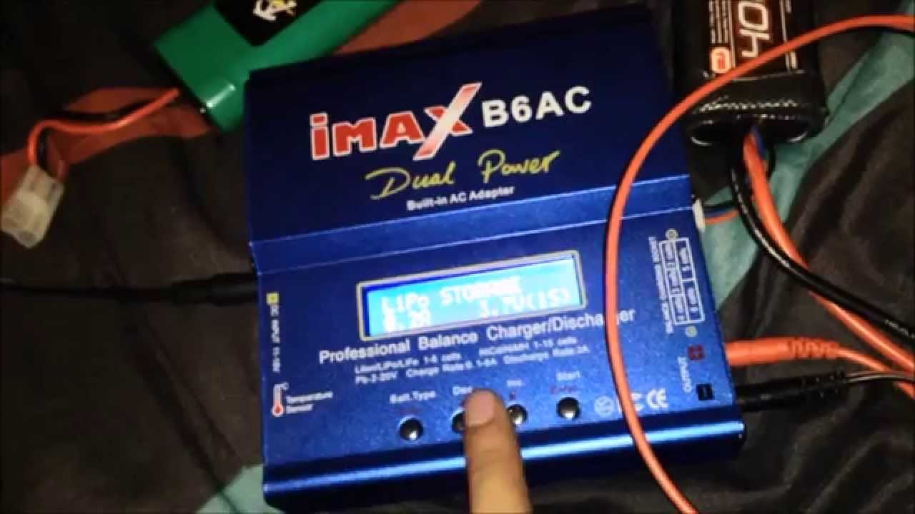 Como cargar baterias con la iMax B6AC