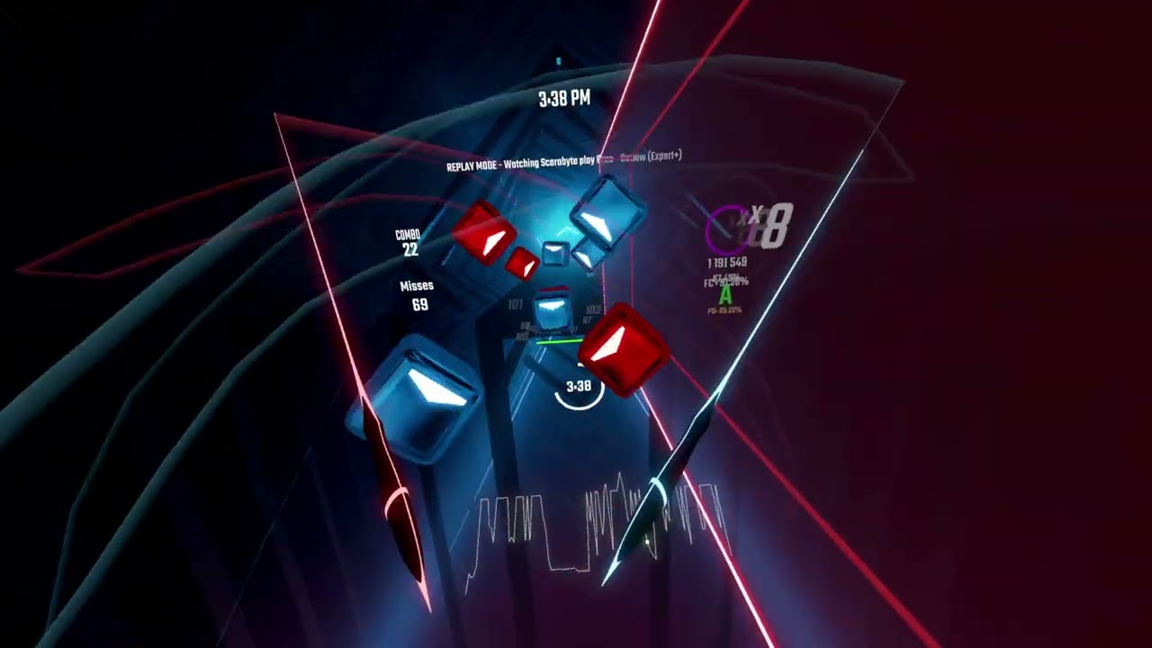NEW WORLDS HARDEST PASS OUTLAW BY CREO IN BEAT SABER LEVEL 31-32 MAP IN CHALLENGE SABER RANKING