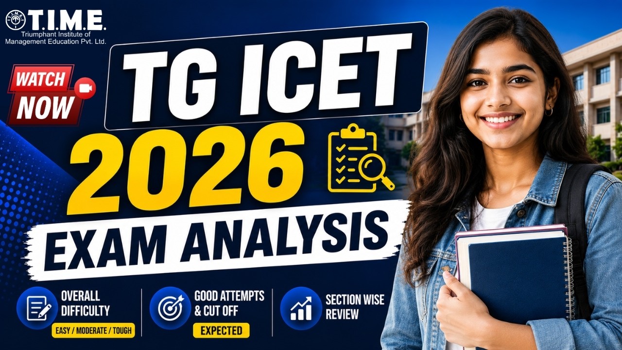 TG ICET 2026 exam analysis
