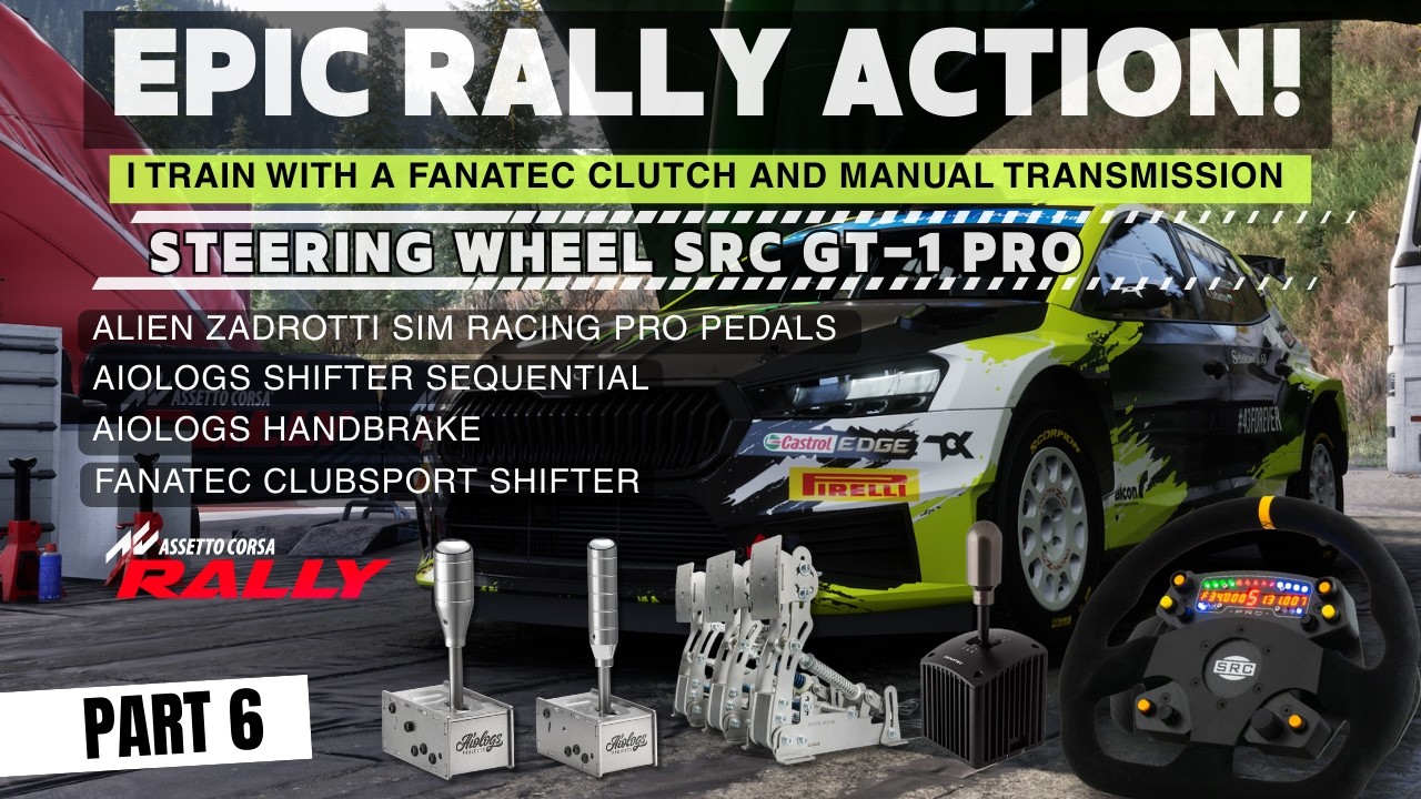 ASSETTO CORSA RALLY | REAL RALLY FEEL | Steering Wheel SRC GT-1 PRO | PART 6 |