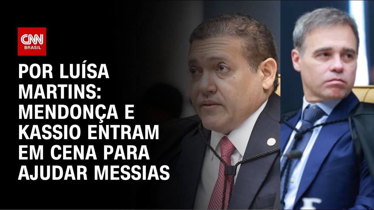 Mendonça e Kassio entram em cena para ajudar Messias | BASTIDORES CNN