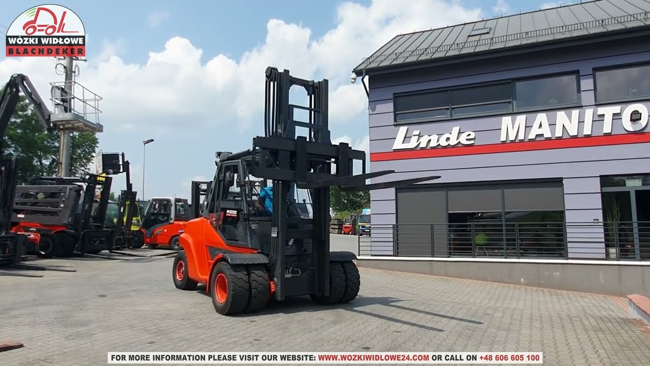 Gazowy wózek widłowy Linde H80T-03/1100 2016 BD-2324