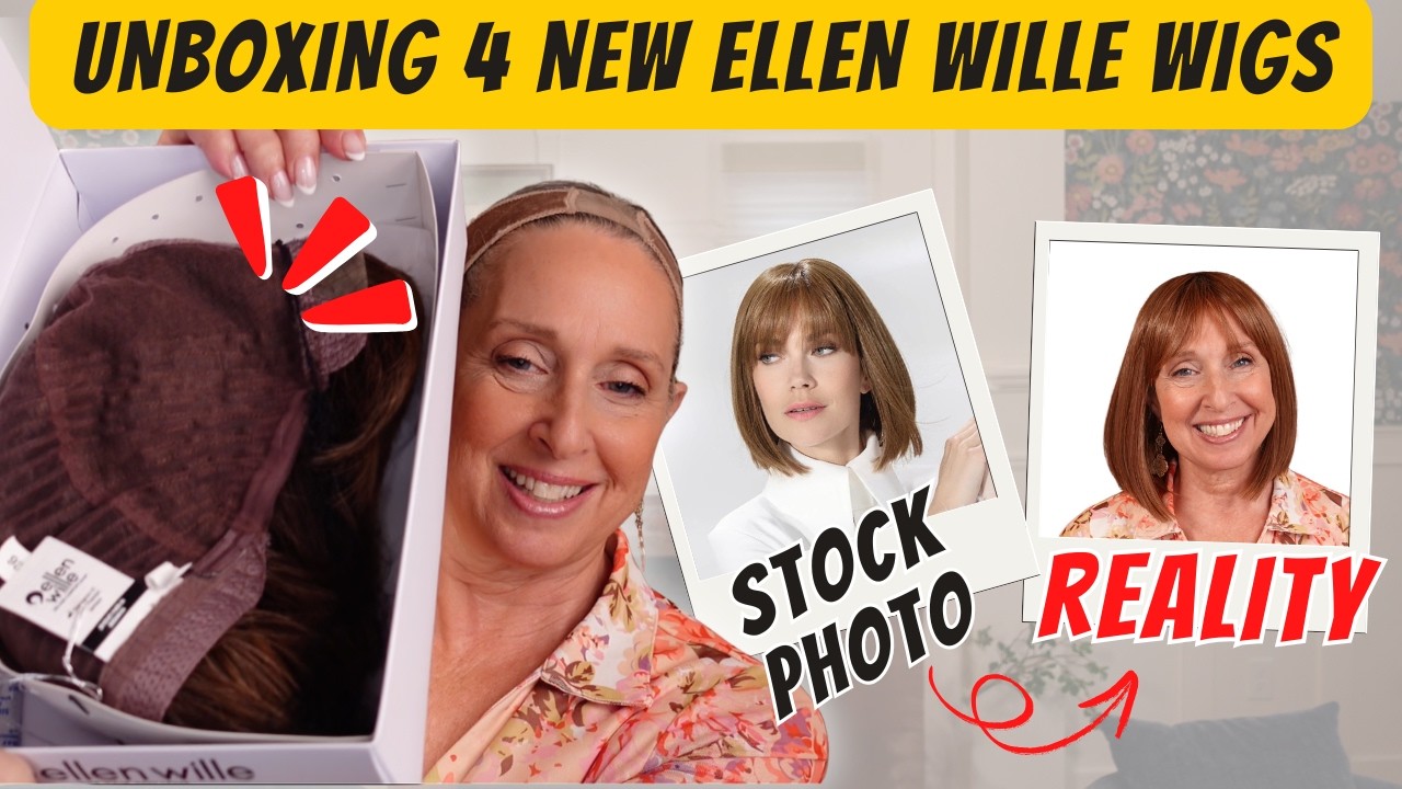 Real vs. Stock Photos: 4 NEW Ellen Wille Summer Wigs Unboxed!