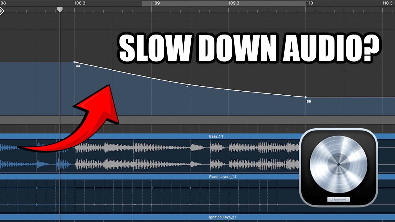 How to SLOW DOWN the end of your song with Flex Time & Global Tempo Track! (Logic Pro 11)