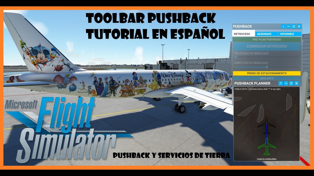 💥 Toolbar Pushback Tutorial EN ESPAÑOL! ☑️ GRATIS Y SENCILLO!