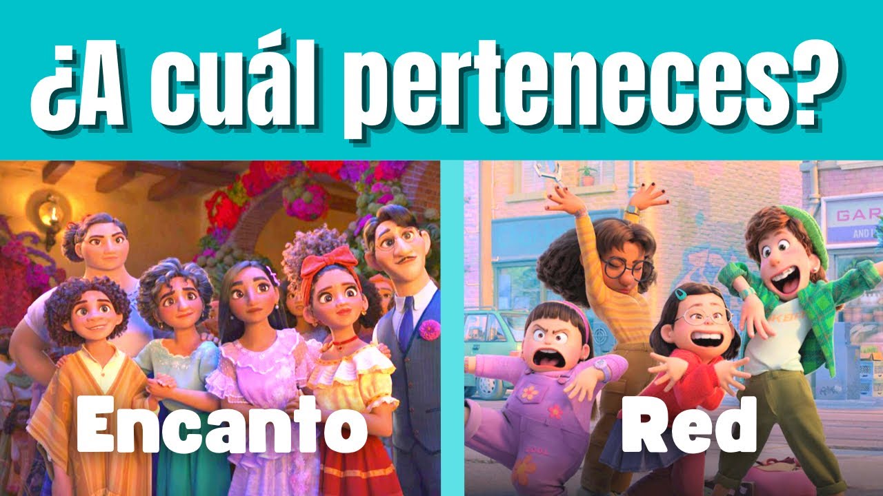 TEST: Descubre si perteneces a ENCANTO 🦋 o TURNING RED 🐼 | Test de personalidad Disney