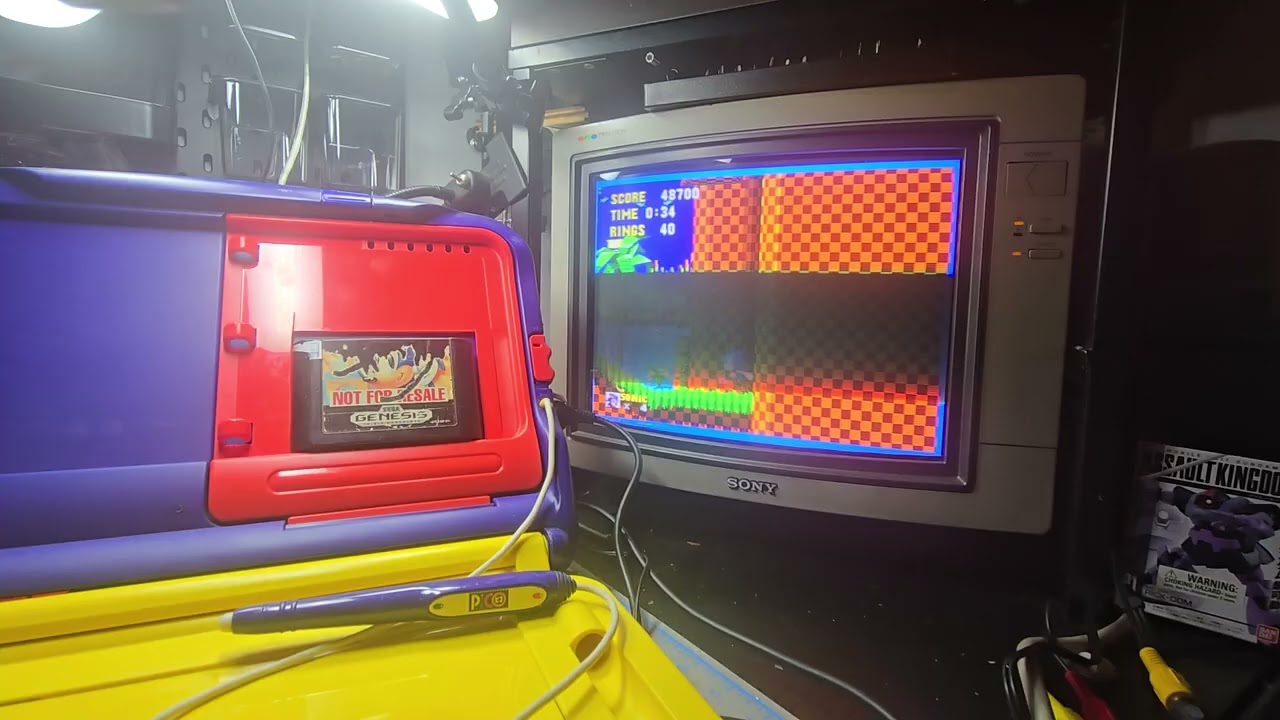 Sega Pico playing Sega Genesis games.