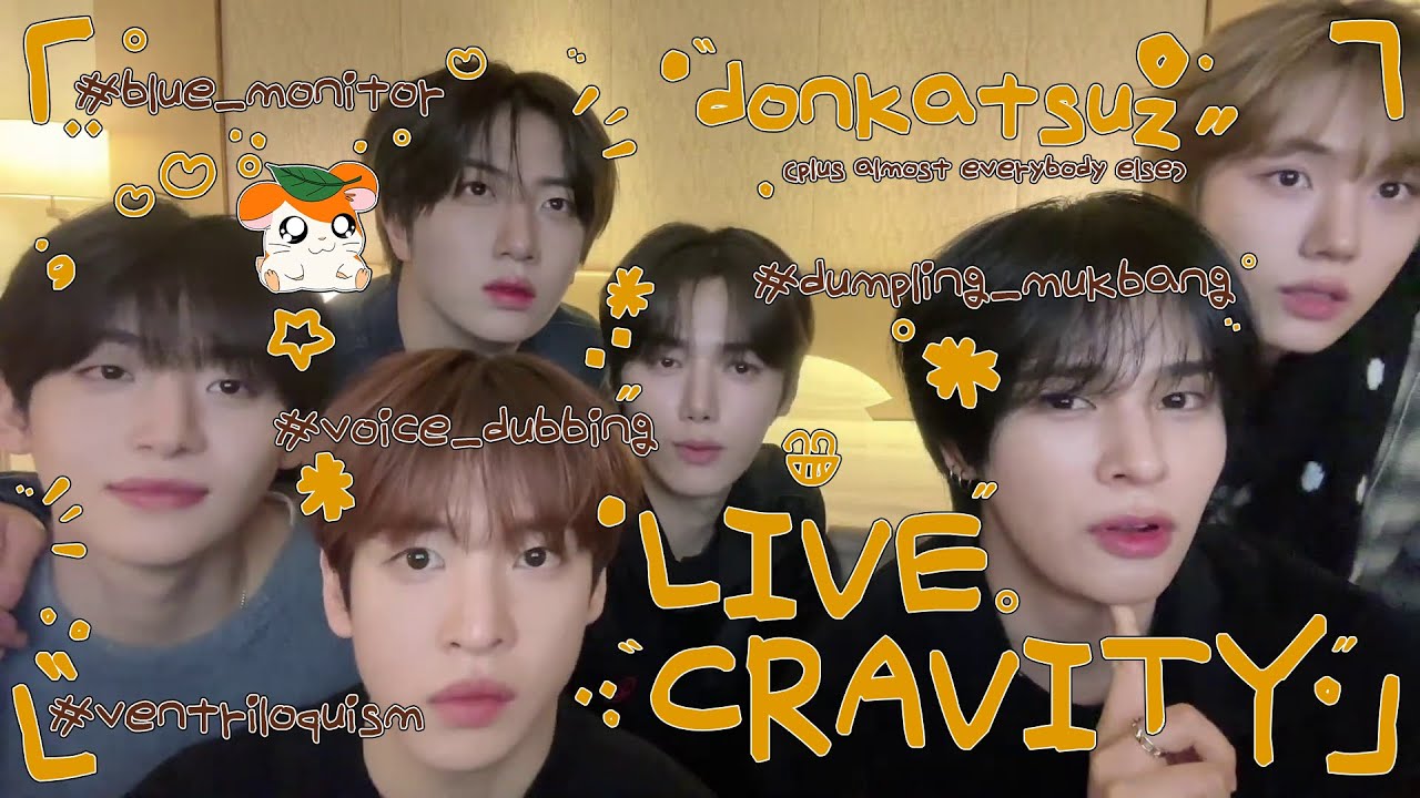 [ENG SUB] CRAVITY 'donkatsuz' LIVE! (blue screen trend!) | 250219
