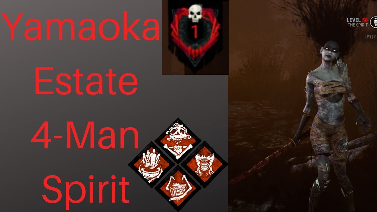 Spirit Lady Breaks Lose at Yamaoka Estate Rank 1 Spirit Gameplay - Dead by Daylight