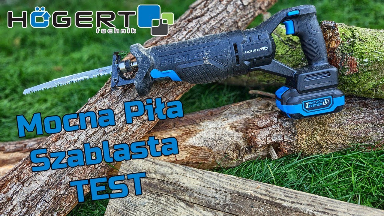 Pilarka Szablasta 18V Hogert Technik HT2E234 - TEST