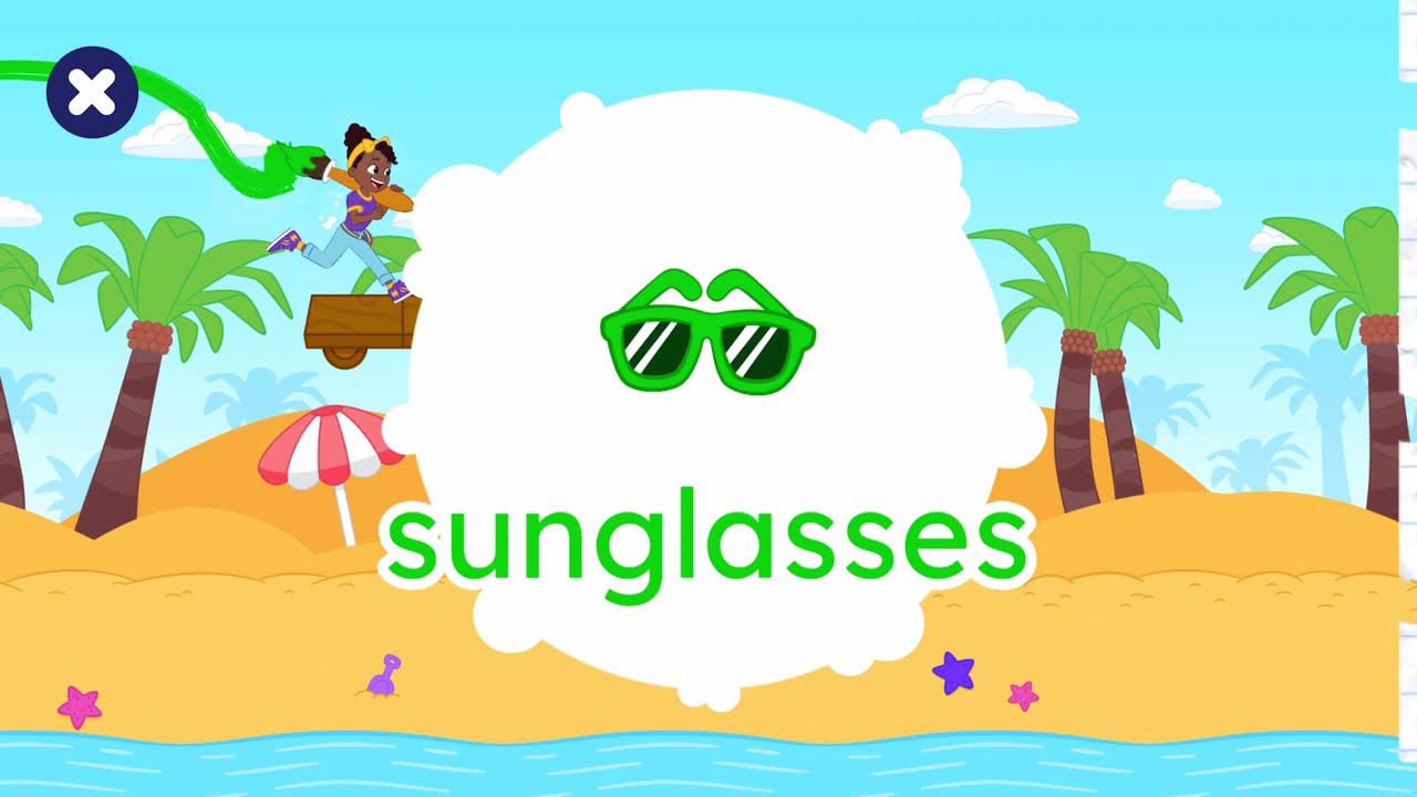 Runner Game : Sports with Meekah's Beach Day Part 1 | Learn And Play English Games For Kids
