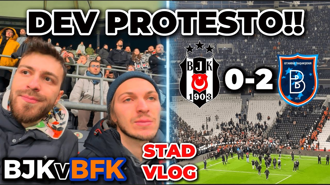 MAÇ SONU TARAFTAR STADYUMDAN ÇIKMADI! | Beşiktaş 0-2 Başakşehir | STAD VLOG | Maç Hikayesi #BJKvBFK