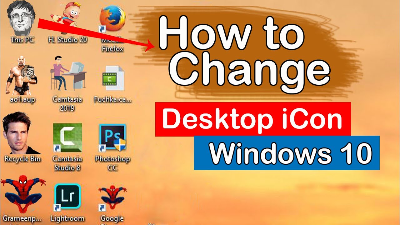 Как изменить значки ярлыков на рабочем столе в Windows 10