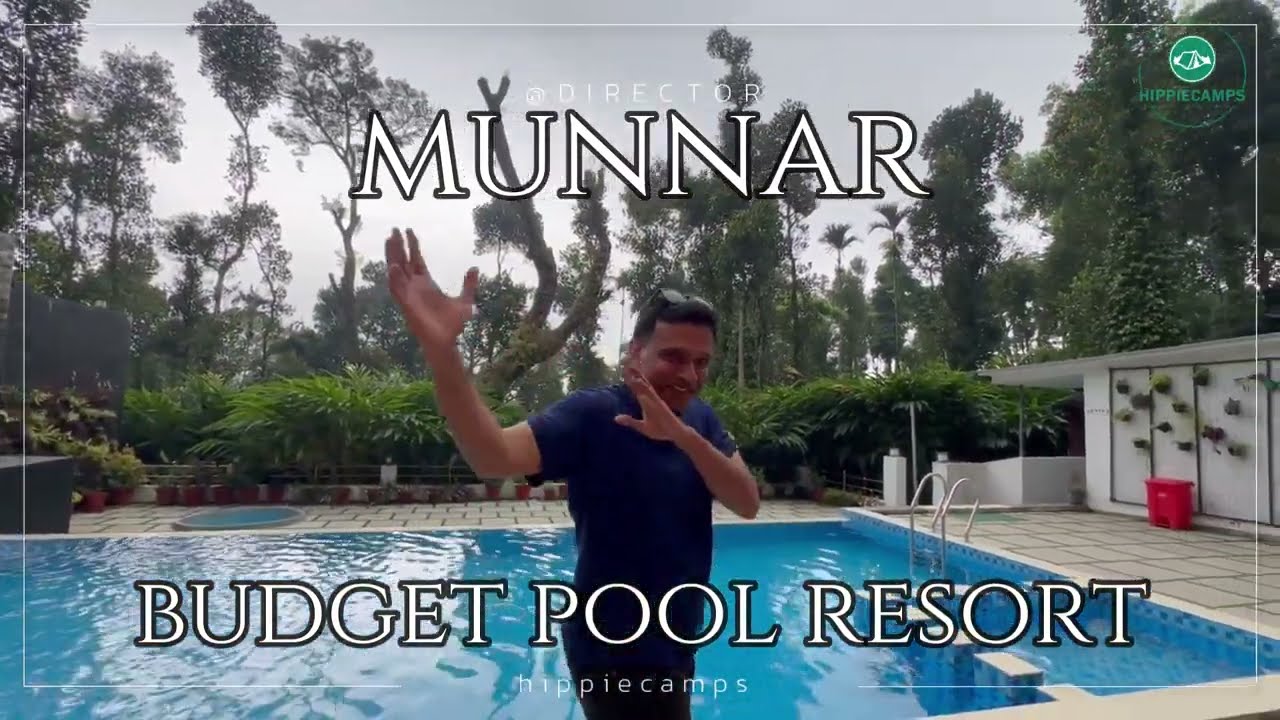 Budget Pool Resort Munnar @3000/- | Big swimming pool and spacious rooms | affordable pool resort