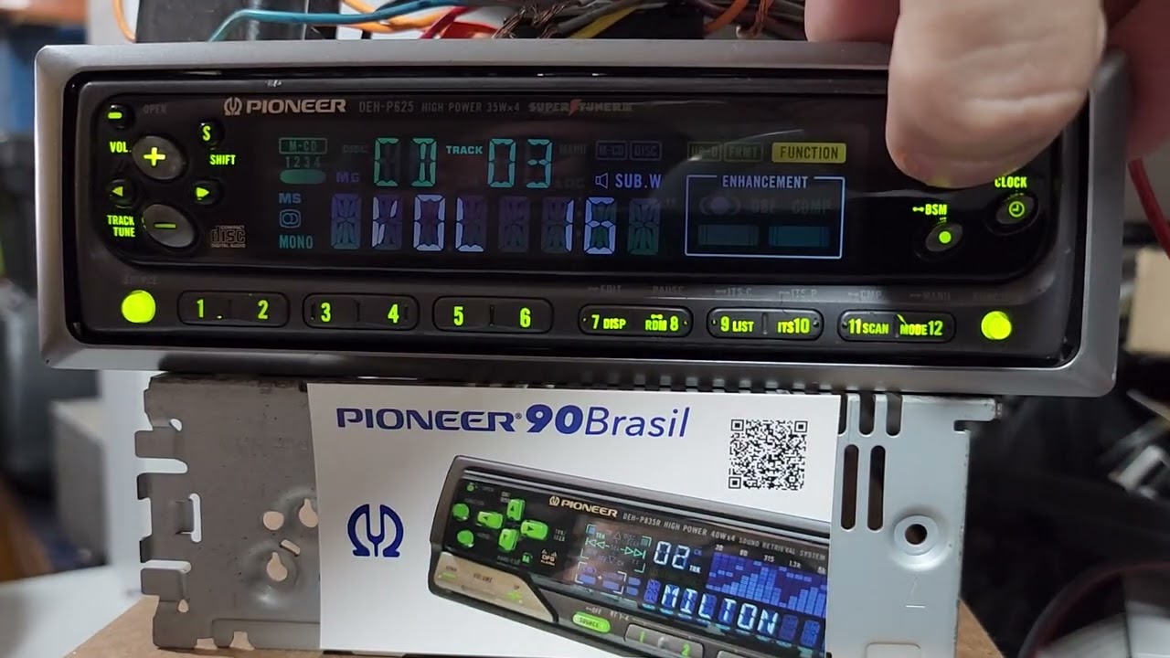 Funcionamento #pioneer DEH-P625