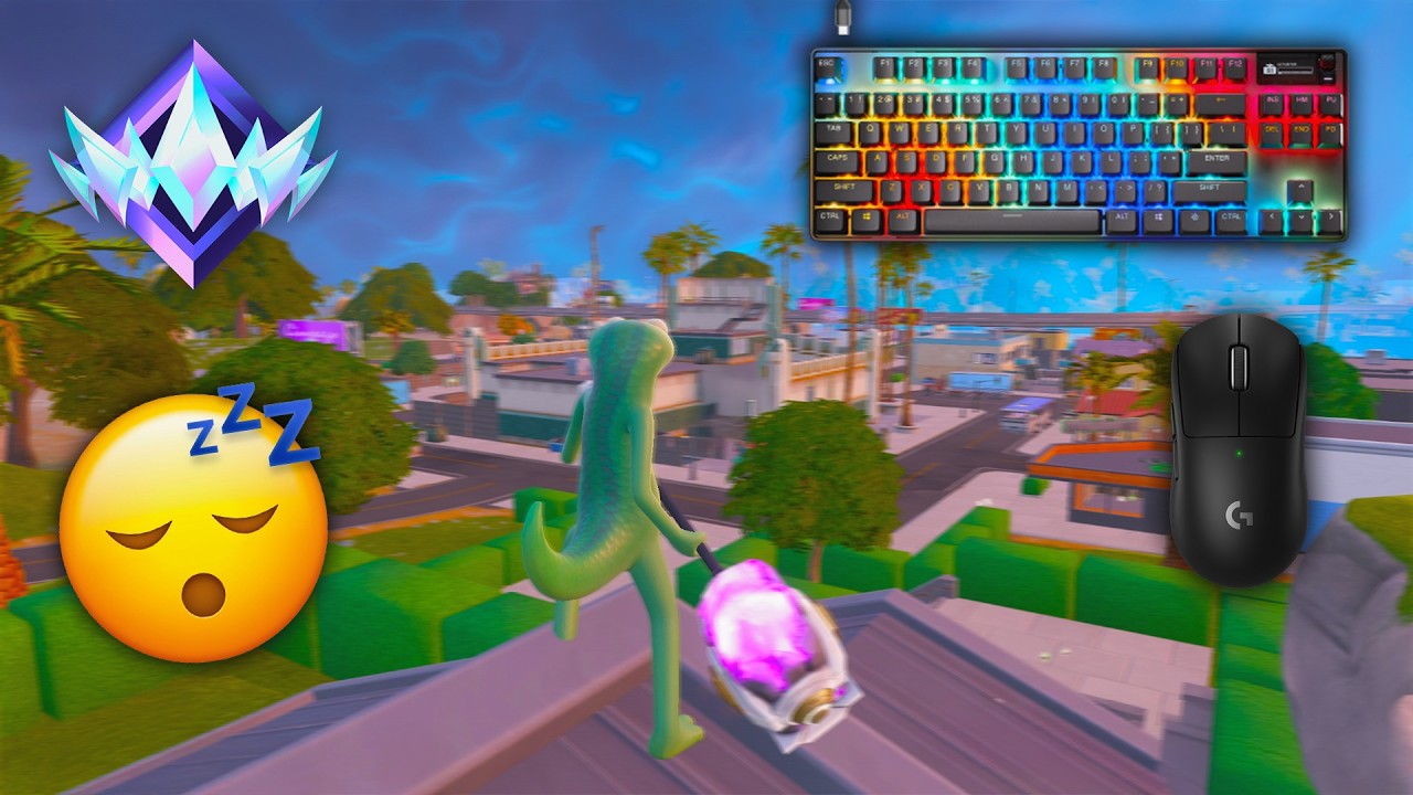 SteelSeries Apex Pro TKL ASMR😴Duo Surf City Reload Gameplay🌊Satisfying Fortnite 240FPS 4k