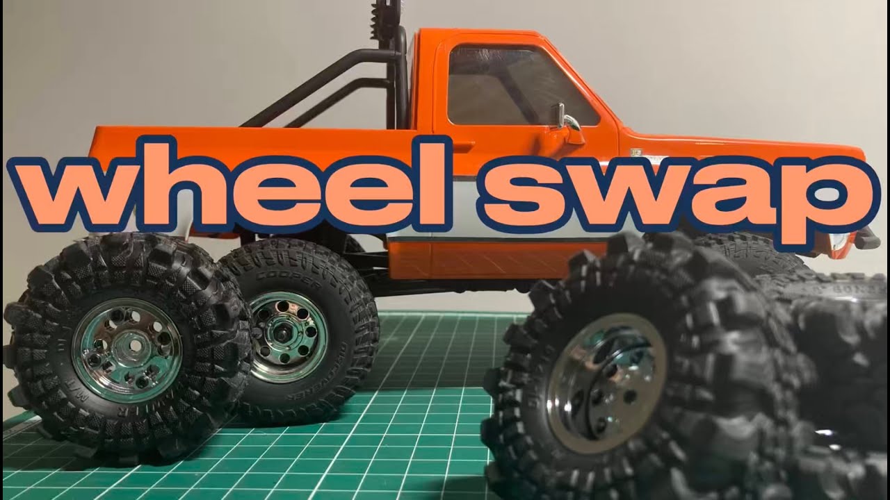 Wheel swap and test drive (FMS FCX24 K5 BLAZER)