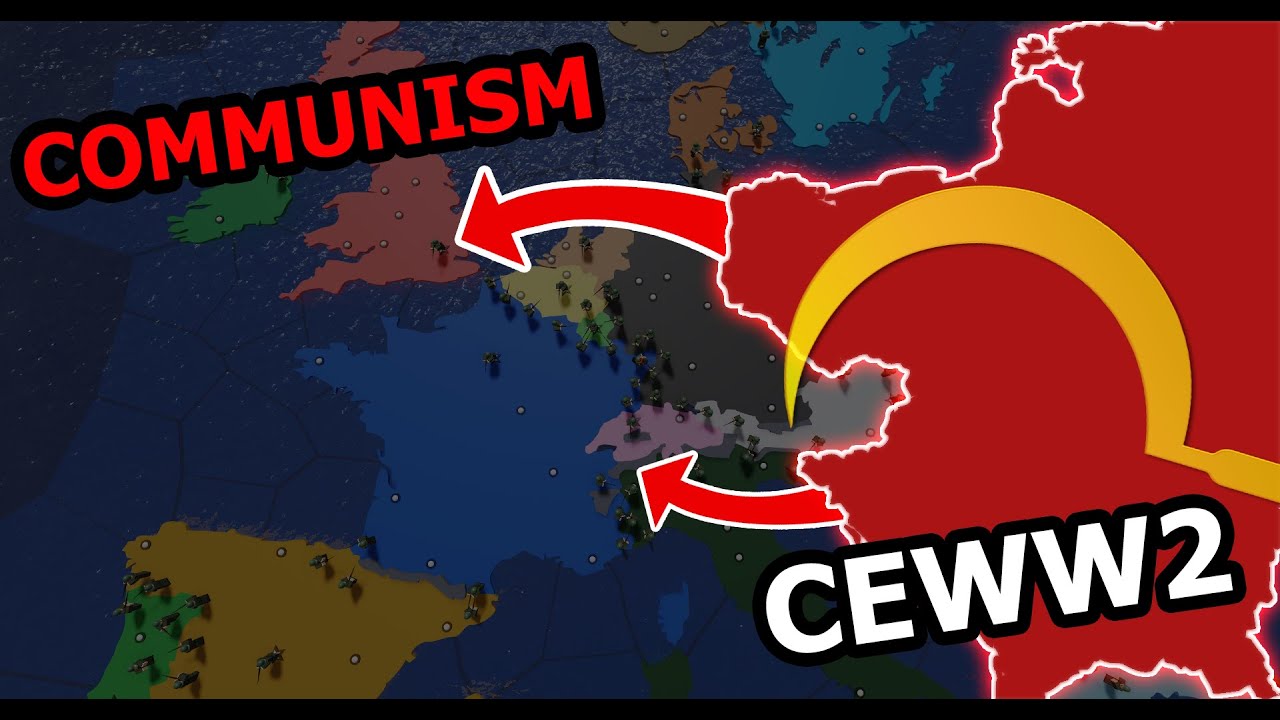 Turning all of europe communist with the new plane update in CEWW2