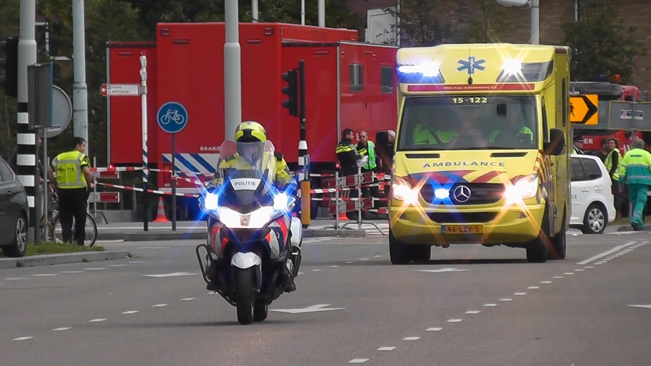 [Part 4] Grote Evacuatie VUMC Amsterdam Grote inzet Ambulance`s Brandweer en Politie